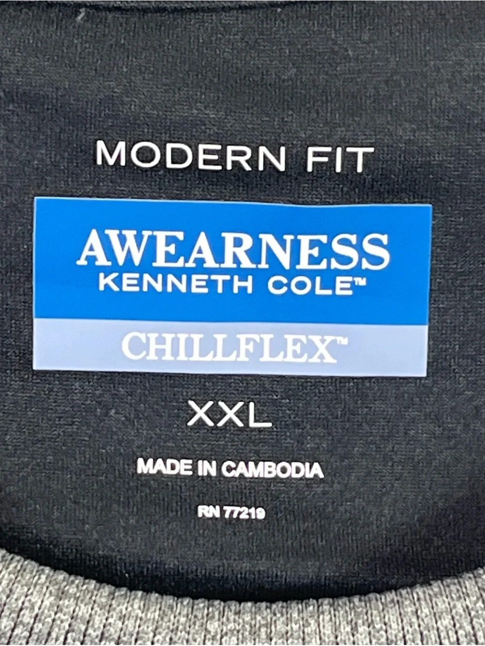 Kenneth Cole Awearness Men's Crewneck Black Sweatshirt Athletic XXL